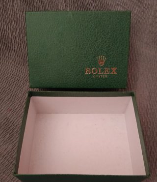 Caja Rolex Verde vacia