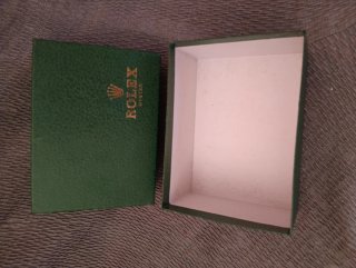 Caja Rolex Verde vacia
