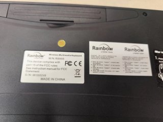 Teclado y Ratón Inalámbrico Rainbow