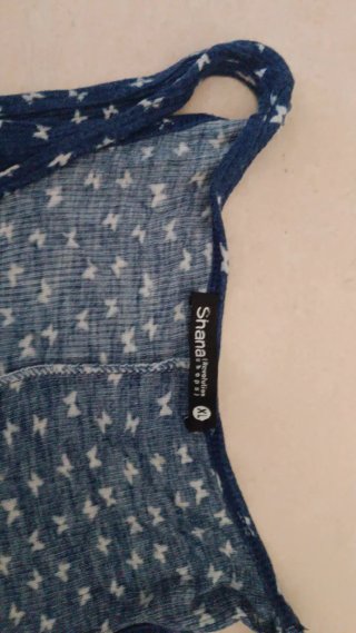 Camiseta tirantes Shana azul XL