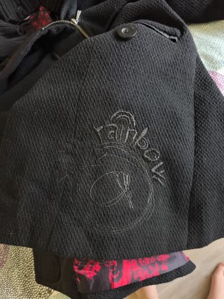 Abrigo Desigual Negro Talla 40