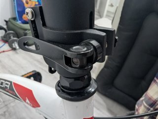 Bicicleta plegable Merida blanca