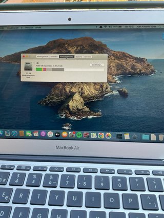 MacBook Air 11 2012 4GB RAM 128GB disco