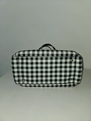 Bolso Guess Cuadros Flores y Brillantes