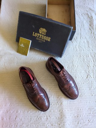 Zapatos Lottusse Piel Marrón Hechos a Mano