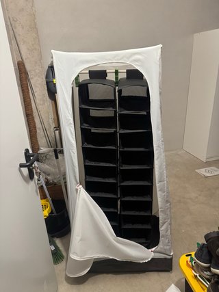 Armario de tela IKEA blanco