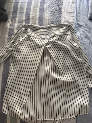 Camisa de rayas manga 3/4