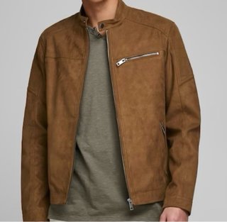 Giacca Jack & Jones mezza stagione marrone