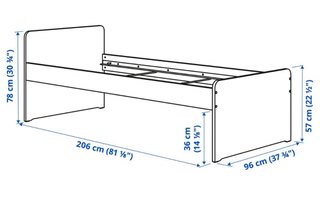 Estructura cama infantil IKEA SKLÄT