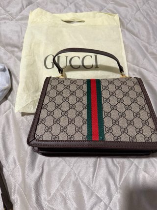 Bolso GG Mujer Beige Marrón