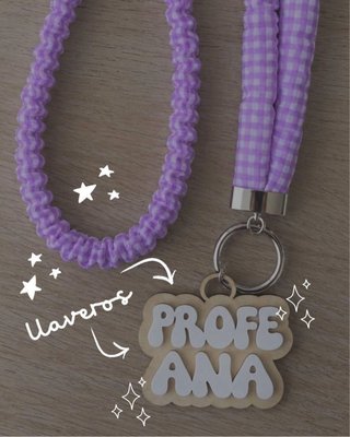 Lanyard personalizado con nombre