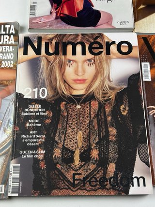 Lote de 7 revistas de moda