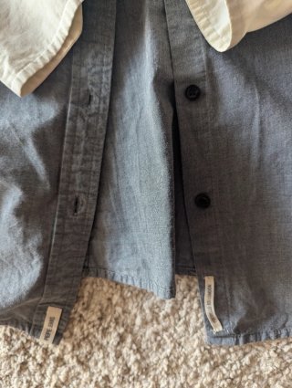 Camisa Pepe Jeans gris y blanca Talla S
