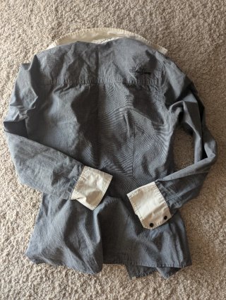Camisa Pepe Jeans gris y blanca Talla S