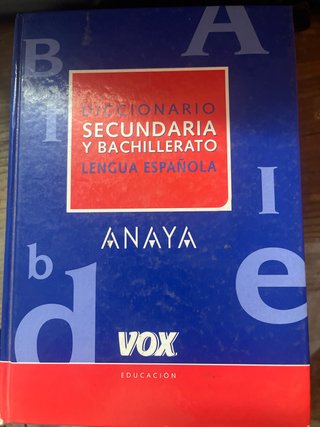 Diccionario Lengua Española Secundaria