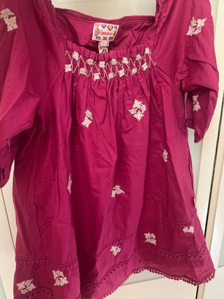 Camisa Flamenco bordada talla L