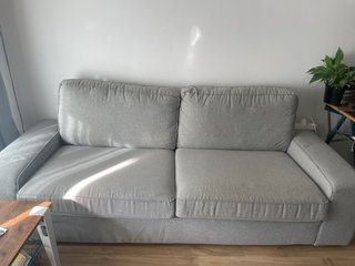 Sofá KIVIK 3 plazas IKEA gris