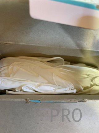 100 Guantes Blancos De Nitrilo XS