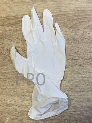100 Guantes Blancos De Nitrilo XS