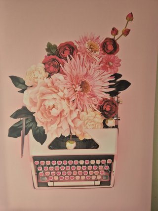 Cuadro lienzo IKEA PJÄTTERYD máquina de escribir