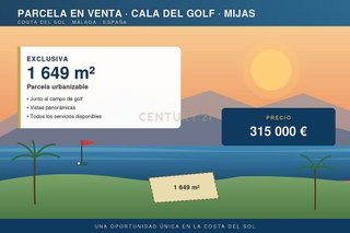 Terreno en venta en La Cala Golf - Lagar Martell en Mijas