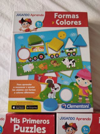 Lote 3 giochi educativi Clementoni per bambini