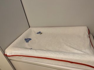Cambiador de bebé con funda