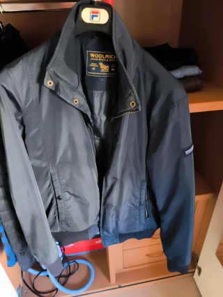 Giaccone Woolrich blu Uomo
