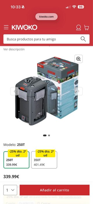 Acuario 300L con mueble y equipado