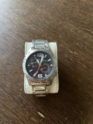 Reloj Lotus Acero Hombre Negro/Plata