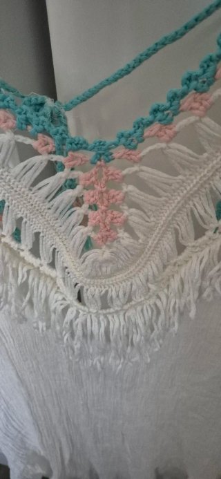 Vestido Pareo Ibicenco Crochet