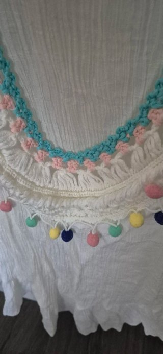 Vestido Pareo Ibicenco Crochet