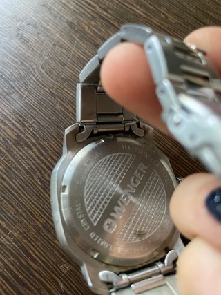 Reloj Wenger Hombre Negro y Plateado