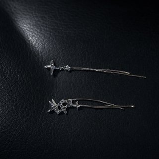 Pendientes Estrella Plata