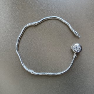 Pulsera Cadena Serpiente Plata
