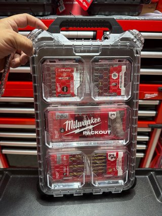 Lote Milwaukee PACKOUT Brocas y Puntas
