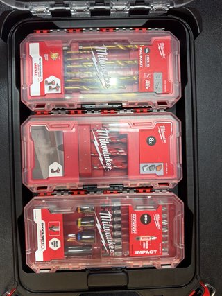 Lote Milwaukee PACKOUT Brocas y Puntas