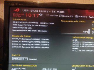 64Gb DDR4 Samsung  2666MHz PC Escritorio 4x16gb