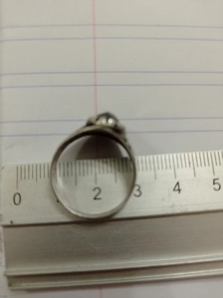 Anillo Plata Piedra Negra
