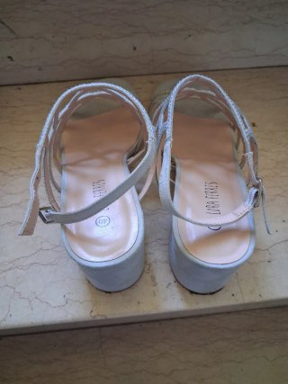 Sandali LORA FERRES donna argento Tg 40