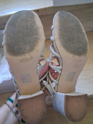 Sandali LORA FERRES donna argento Tg 40