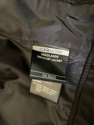 Giacca Alpinestars Headlands Drystar L
