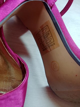 Zapatos y Cartera de Fiesta Rosa fucsia