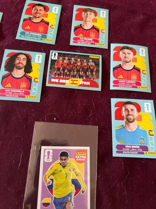 Lote cromos Mundial 2026 extra stikers