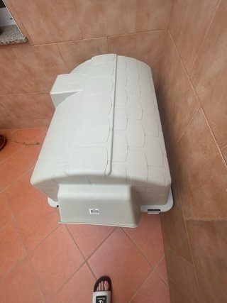 Caseta para perro de plástico