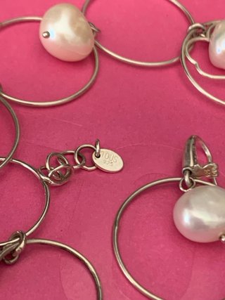 , pulsera y pendientes Plata y Perlas Tous