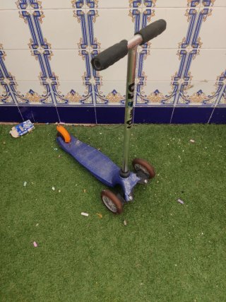 Gratis regalo Patinete infantil 3 ruedas azul