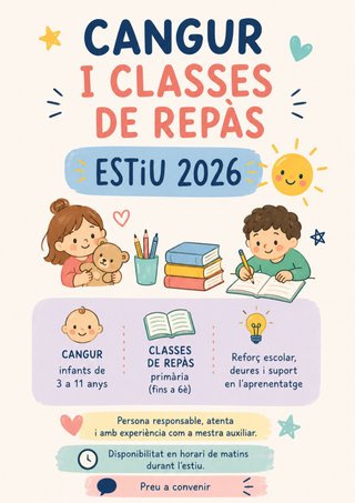 Cangur i classes de repàs