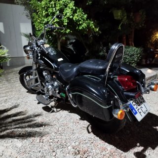Moto Cruiser Negra Manual