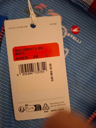 Maglia Castelli Giro d'Italia 2026 Azzurra
